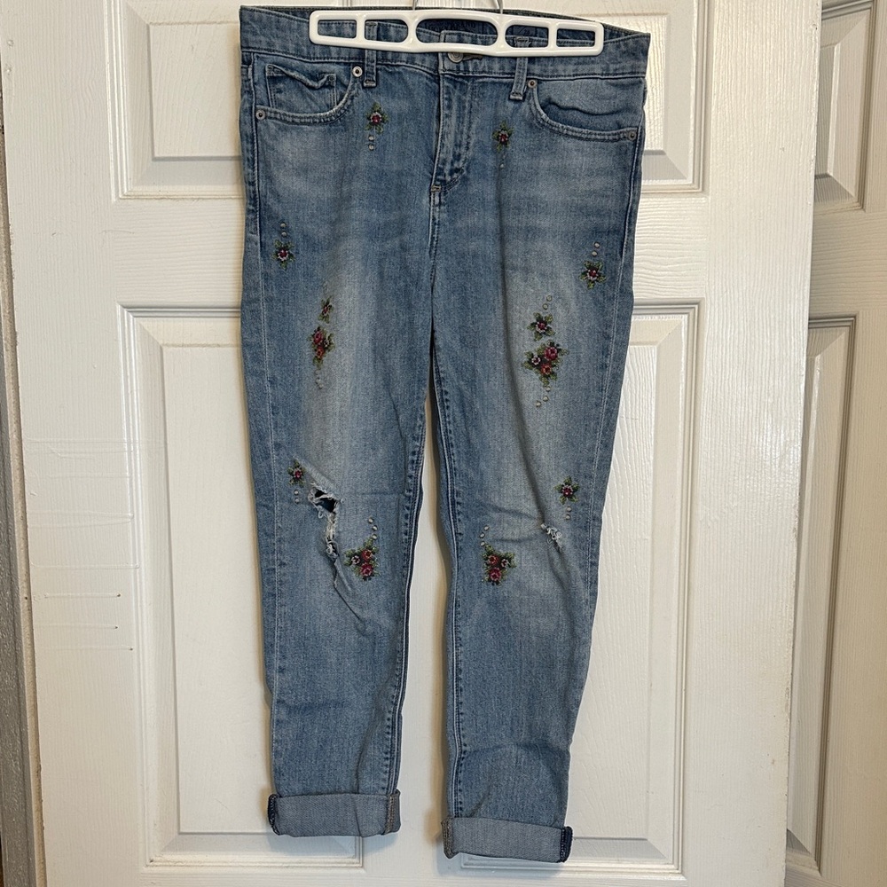 Embroidered Lucky Brand Jeans